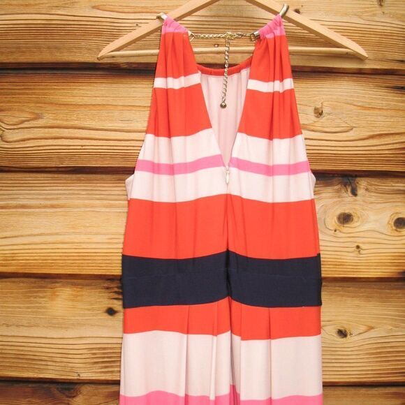 Eliza J Striped Maxi Dress 10 - Picture 7 of 9